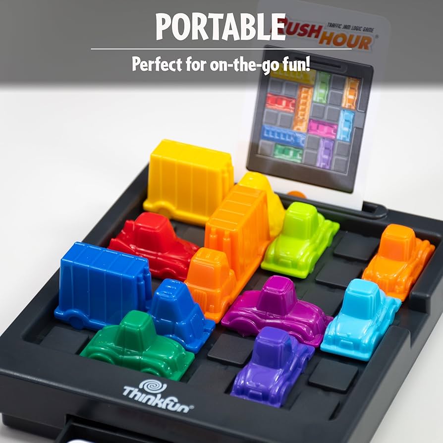 Amazon.co.jp: ThinkFun ラッシュアワー 交通渋滞ロジックゲーム
